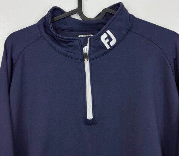 FootJoy Chill Out Blue Quarter Zip Pullover Mens L Golf Midlayer