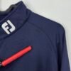 FootJoy Chill Out Blue Quarter Zip Pullover Mens L Golf Midlayer