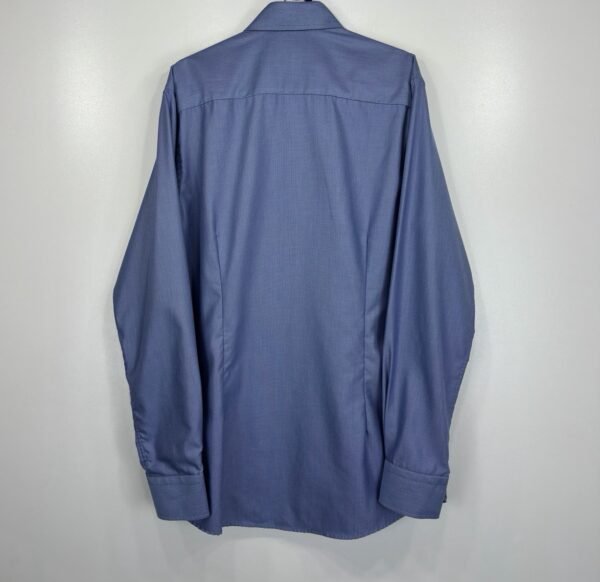 Eton Contemporary Dress Shirt Blue 15.5 39 Men’s Twill