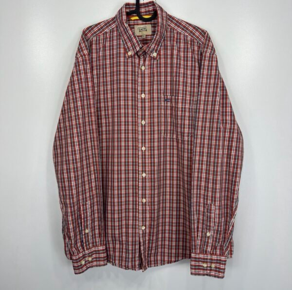 Camel Active Shirt Multicolor Plaid L Men’s Long Sleeve