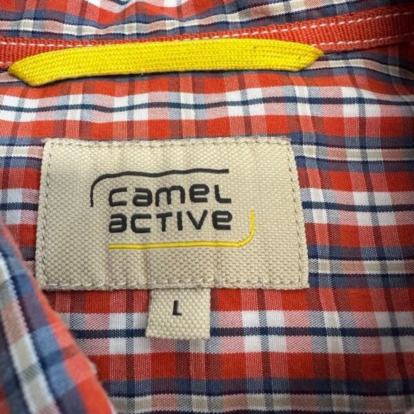 Camel Active Shirt Multicolor Plaid L Men’s Long Sleeve