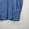Uniqlo Chambray Overshirt Blue Men’s S Slim Fit Long Sleeve