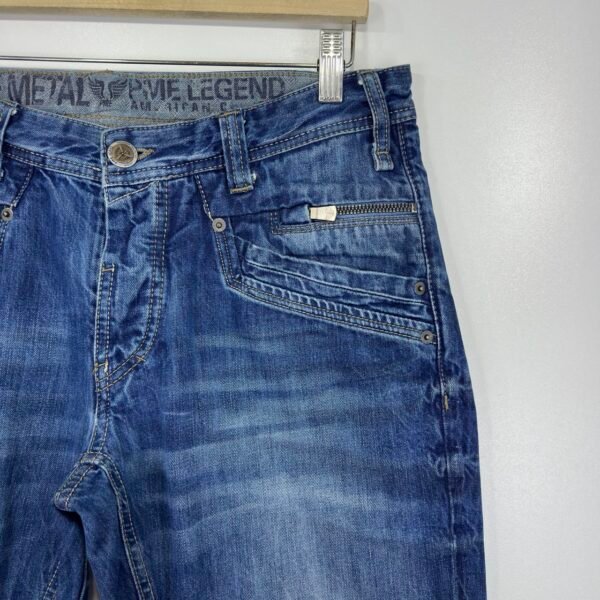 PME Legend Bare Metal Jeans Blue W33 L31 Men’s Straight Fit