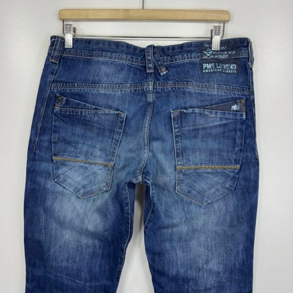 PME Legend Bare Metal Jeans Blue W33 L31 Men’s Straight Fit