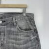 Levi’s 501 Jeans Grey W35 L32 Men’s Straight Fit Distressed