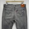 Levi’s 501 Jeans Grey W35 L32 Men’s Straight Fit Distressed