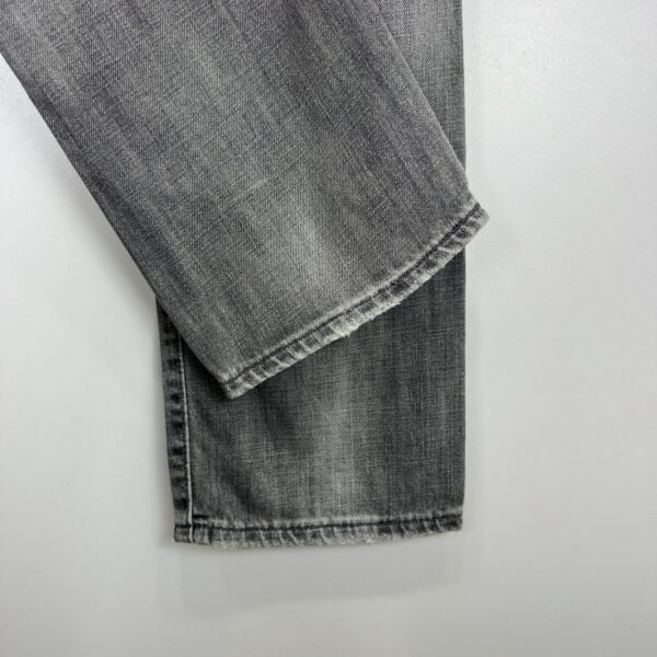 Levi’s 501 Jeans Grey W35 L32 Men’s Straight Fit Distressed