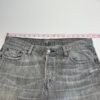 Levi’s 501 Jeans Grey W35 L32 Men’s Straight Fit Distressed