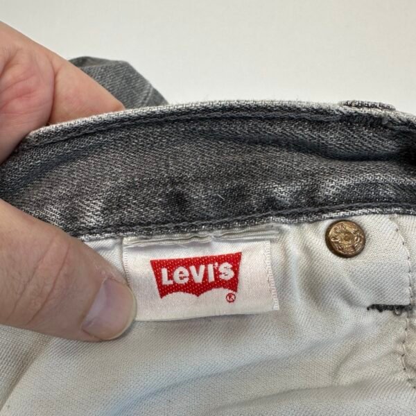 Levi’s 501 Jeans Grey W35 L32 Men’s Straight Fit Distressed