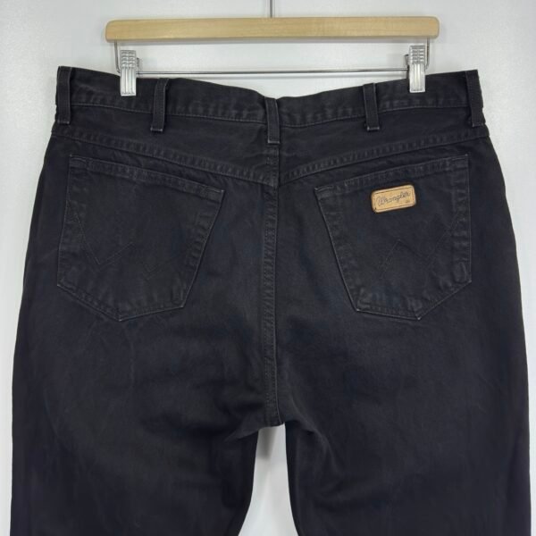 Wrangler Texas Jeans Black W37 L34 Men’s Straight Fit Zip