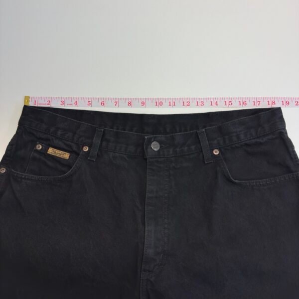 Wrangler Texas Jeans Black W37 L34 Men’s Straight Fit Zip