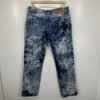 Kosmo Lupo Jeans Blue W36 L32 Men’s Acid Wash Straight Zip