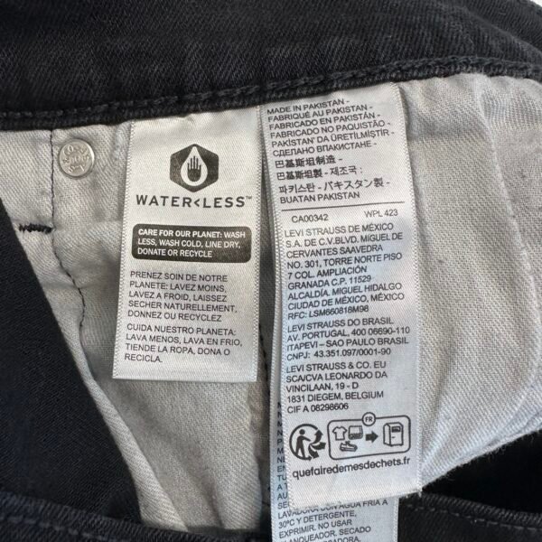 Levi’s 502 Taper Jeans Black W32 L30 Men’s Stretch Slim