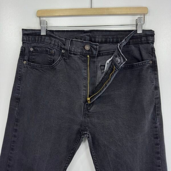 Levi’s 505 Jeans Black W34 L28 Men’s Regular Straight Zip