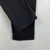 IMG_5687 Large Close-up of the tapered leg hems on Diesel 2005 black jeans