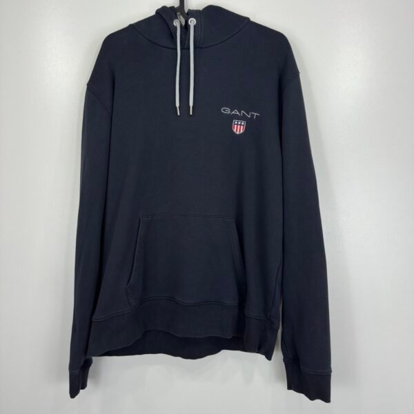Gant Hoodie Dark Midnight Blue XL Men’s Embroidered Logo