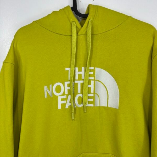 The North Face Drew Peak Hoodie Yellow L Men’s Big Logo