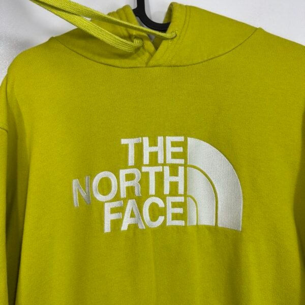 The North Face Drew Peak Hoodie Yellow L Men’s Big Logo