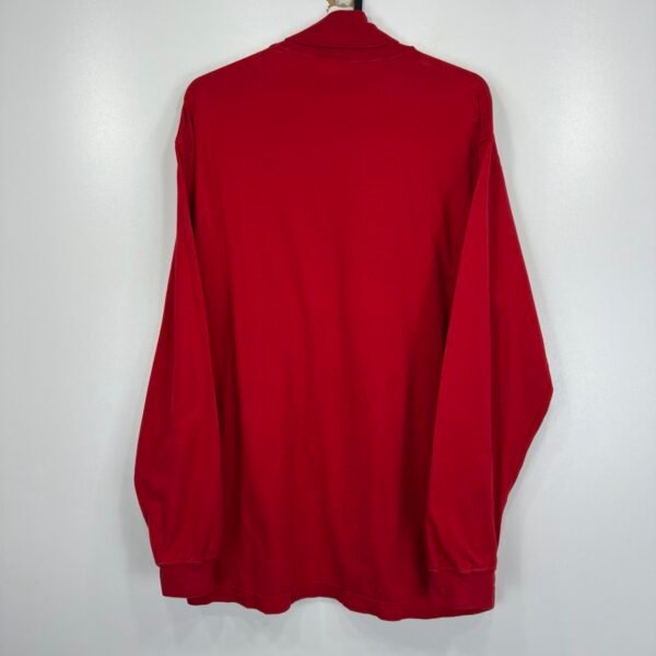 Chemise Lacoste 5191L Turtle Neck Top Red Size 4 / M Men’s Long Sleeve