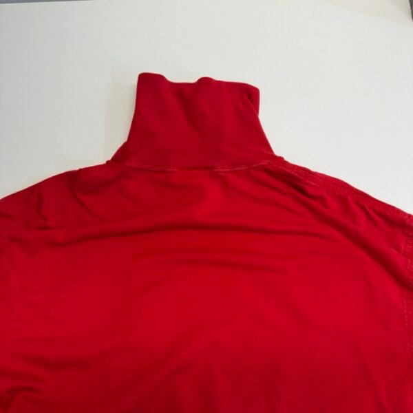 Chemise Lacoste 5191L Turtle Neck Top Red Size 4 / M Men’s Long Sleeve