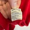 Chemise Lacoste 5191L Turtle Neck Top Red Size 4 / M Men’s Long Sleeve