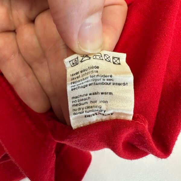 Chemise Lacoste 5191L Turtle Neck Top Red Size 4 / M Men’s Long Sleeve