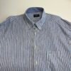 Paul & Shark Linen Blend Shirt Blue Striped XL / 43 17.5 Men’s Long Sleeve
