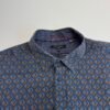 Ted Baker Shirt Geometric Pattern Size 5 / L Men’s Slim Fit