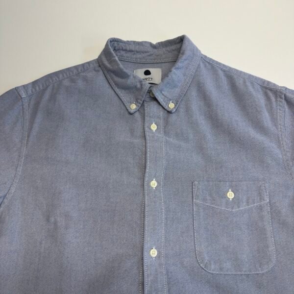 NN07 New Derek Oxford Shirt Blue M Men’s Long Sleeve