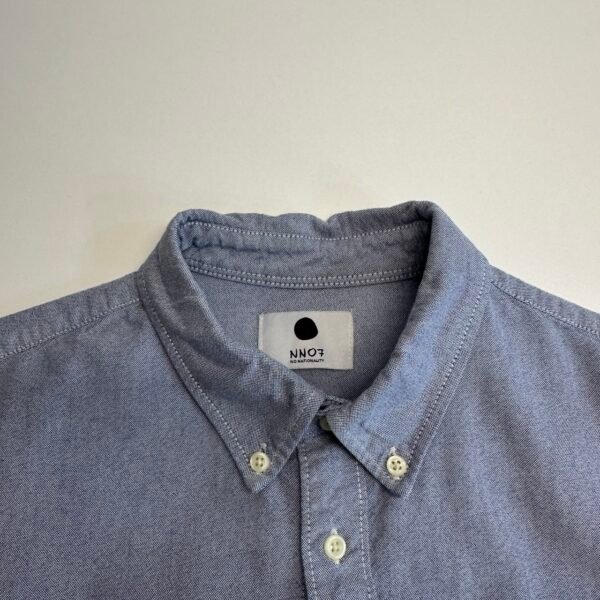 NN07 New Derek Oxford Shirt Blue M Men’s Long Sleeve