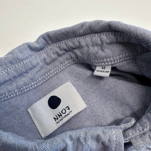 NN07 New Derek Oxford Shirt Blue M Men’s Long Sleeve