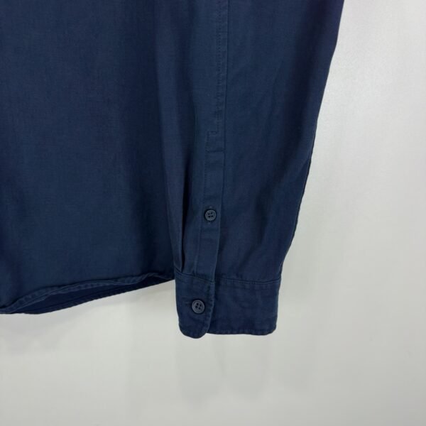 COS Button Down Shirt Dark Blue M Men’s Long Sleeve Twill