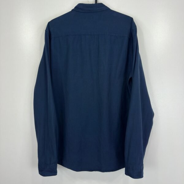 COS Button Down Shirt Dark Blue M Men’s Long Sleeve Twill