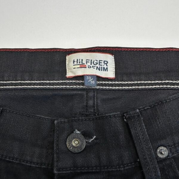 Tommy Hilfiger Ryan Jeans Black W33 L36 Men’s Coated Straight