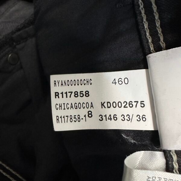 Tommy Hilfiger Ryan Jeans Black W33 L36 Men’s Coated Straight