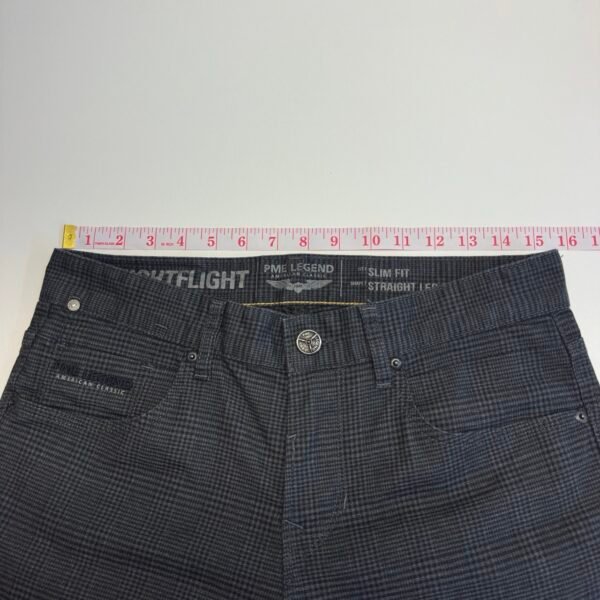 IMG_6080 Large PME Legend Nightflight Chino Grey Plaid W31 L34 Men’s Slim Straight