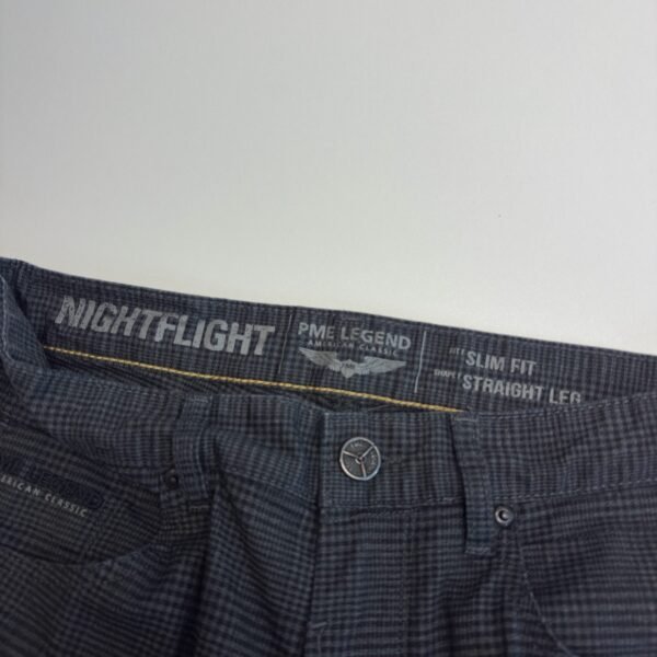 IMG_6082 Large PME Legend Nightflight Chino Grey Plaid W31 L34 Men’s Slim Straight