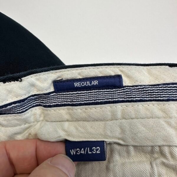 Gant Chino Navy Blue Twill W34 L32 Men’s Regular Straight