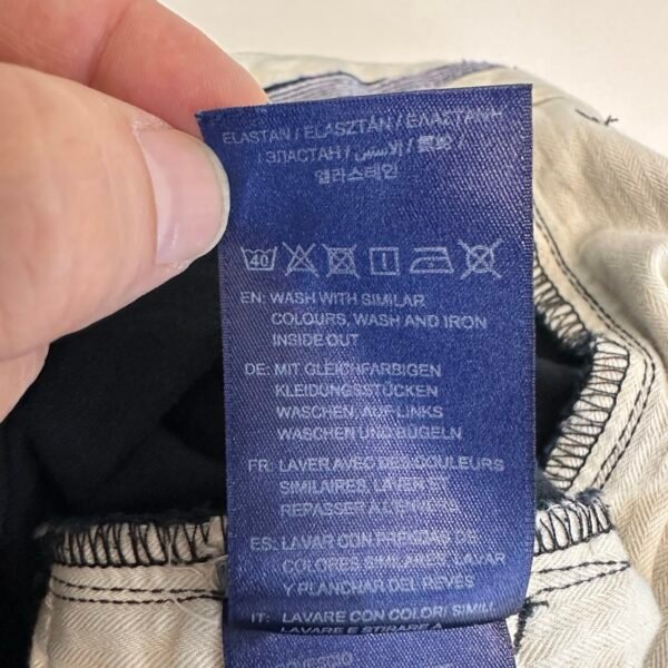 Gant Chino Navy Blue Twill W34 L32 Men’s Regular Straight