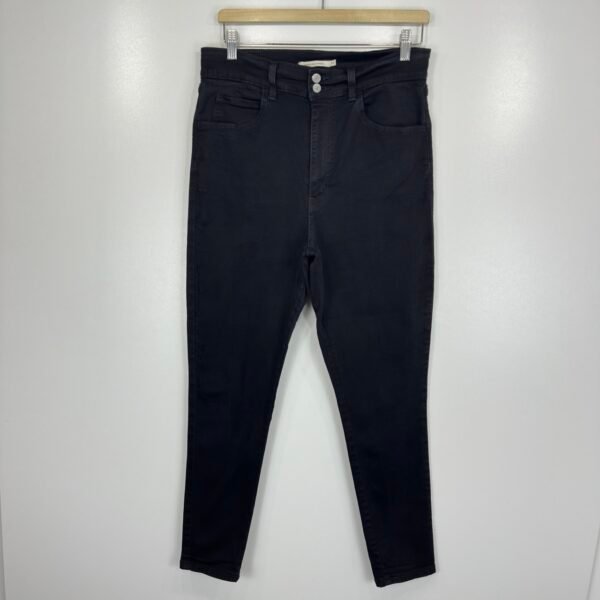 IMG_6129 Large Levi’s Retro High Rise Skinny Jeans Women's Black W31 L28 Stretch Denim