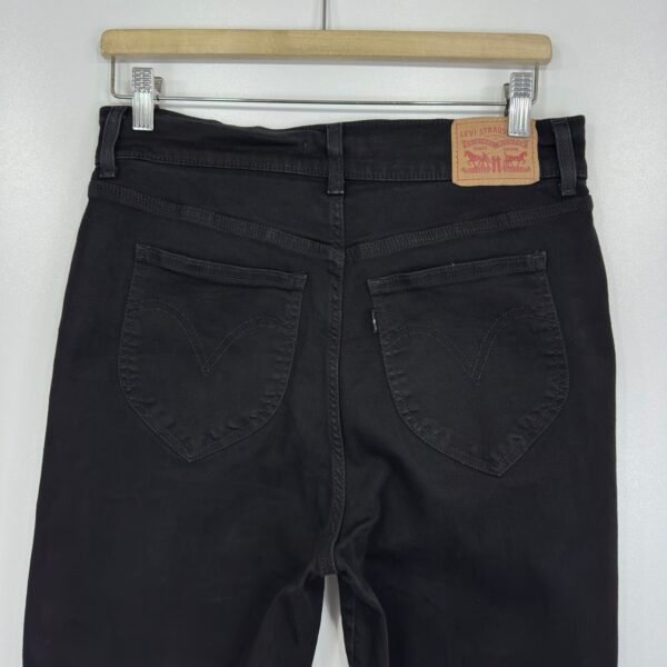 IMG_6132 Large Levi’s Retro High Rise Skinny Jeans Women's Black W31 L28 Stretch Denim