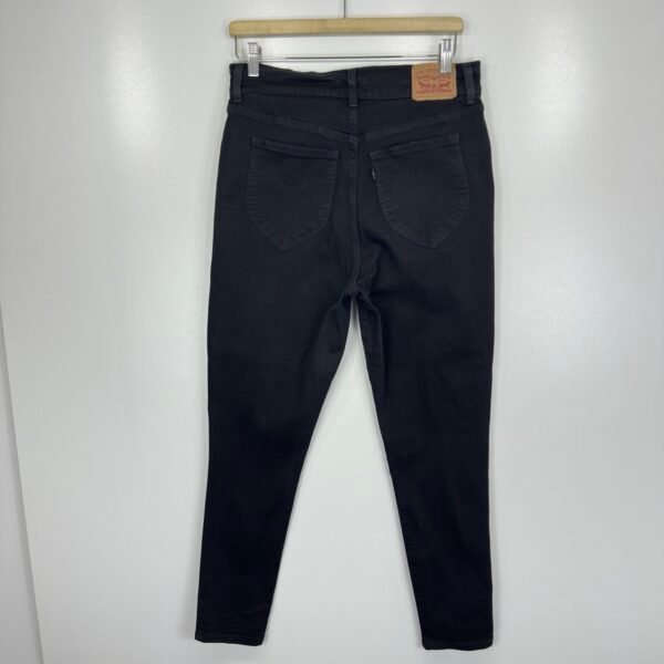 IMG_6133 Large Levi’s Retro High Rise Skinny Jeans Women's Black W31 L28 Stretch Denim