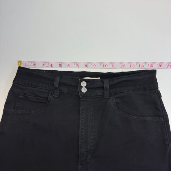 IMG_6135 Large Levi’s Retro High Rise Skinny Jeans Women's Black W31 L28 Stretch Denim