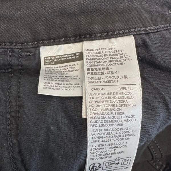 IMG_6138 Large Levi’s Retro High Rise Skinny Jeans Women's Black W31 L28 Stretch Denim