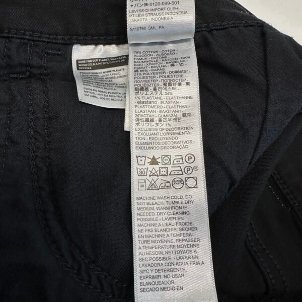 IMG_6139 Large Levi’s Retro High Rise Skinny Jeans Women's Black W31 L28 Stretch Denim