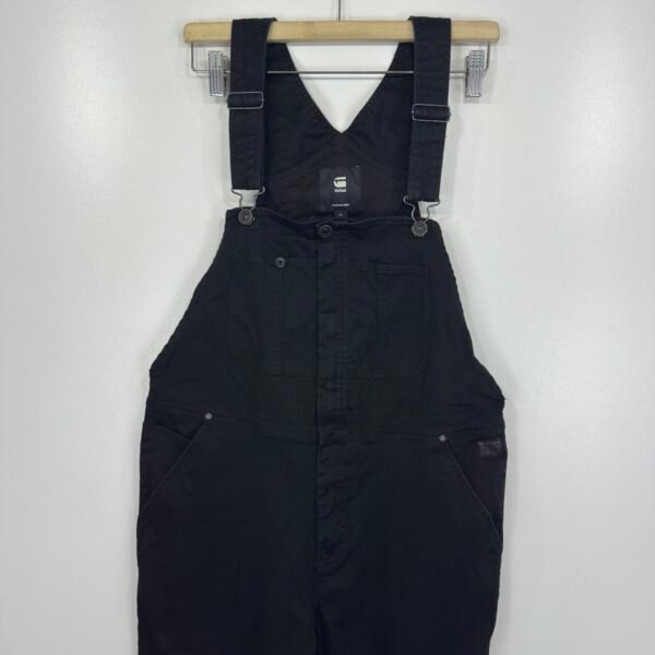 G-Star Slim Dungaree Women's Overall XL W36 L32 Black Denim