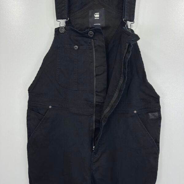 G-Star Slim Dungaree Women's Overall XL W36 L32 Black Denim