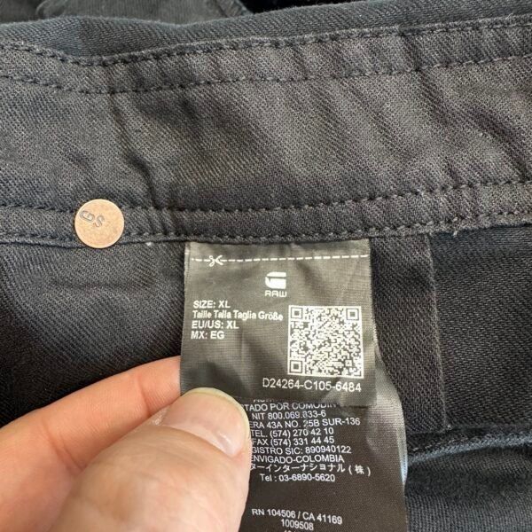 G-Star Slim Dungaree Women's Overall XL W36 L32 Black Denim