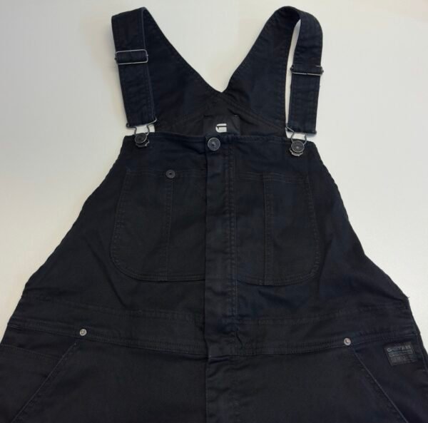 G-Star Slim Dungaree Women's Overall XL W36 L32 Black Denim