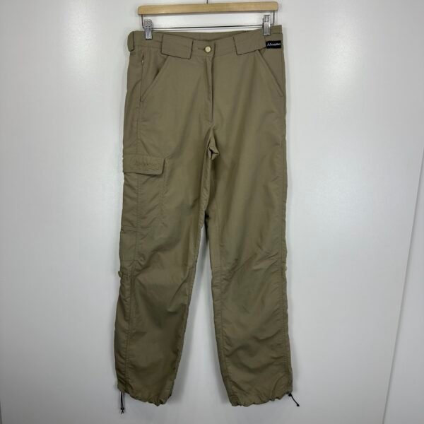 Schöffel Outdoor Cargo Pants Hiking Trousers Women's W30 L32 Beige Travel Zip